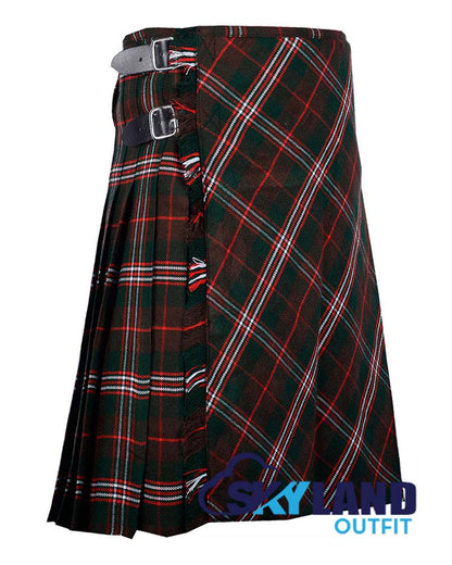 Scott Hunting Tartan Kilt Traditional 8-Yard Kilt with Bias Cut image 1