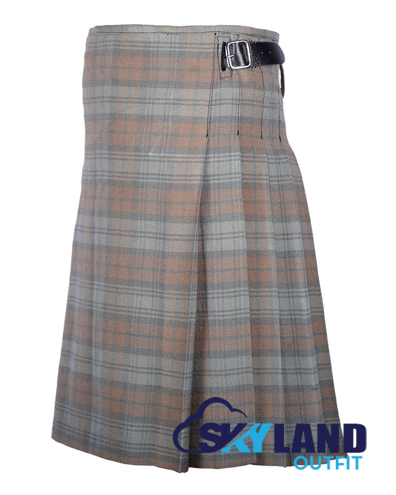 Black Watch Weathered 8 Yard Kilt Traditional Scottish Tartan Kilt image 2