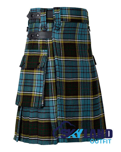 Anderson Tartan Kilt Modern Utility Scottish Kilts image 1