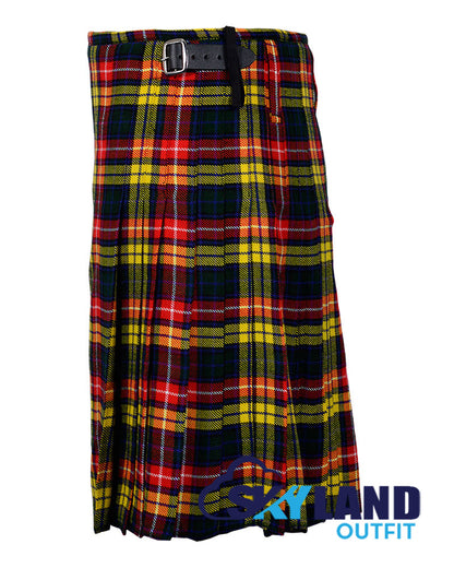 Buchanan 8 Yard Kilt for Men Traditional Scottish Tartan Kilt image 2