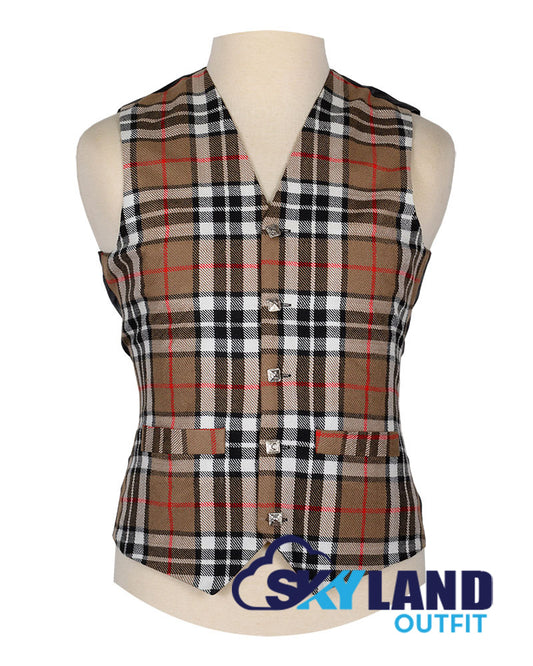 Campbell Thompson Tartan Waistcoat - Argyle Vest Made to Order image 0