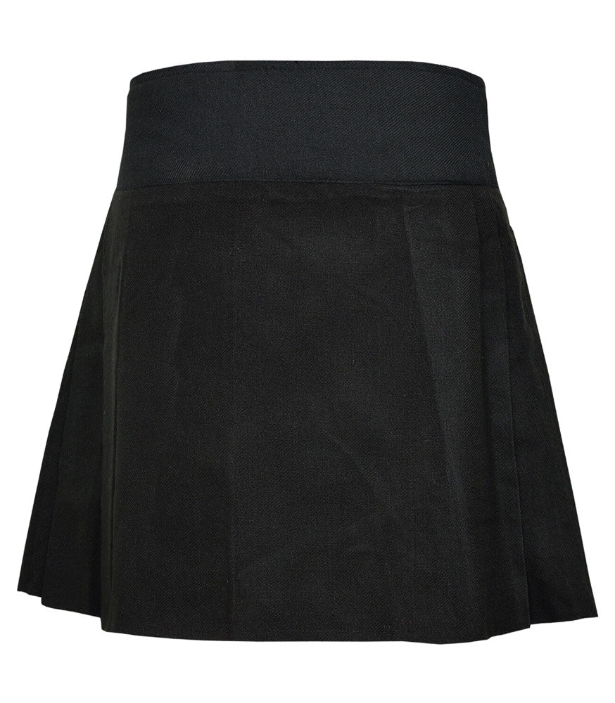 Solid Black Mini Billie Kilt Girls Modern Kilt Skirt image 1