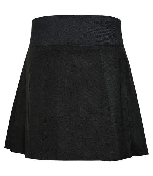 Solid Black Mini Billie Kilt Girls Modern Kilt Skirt image 1