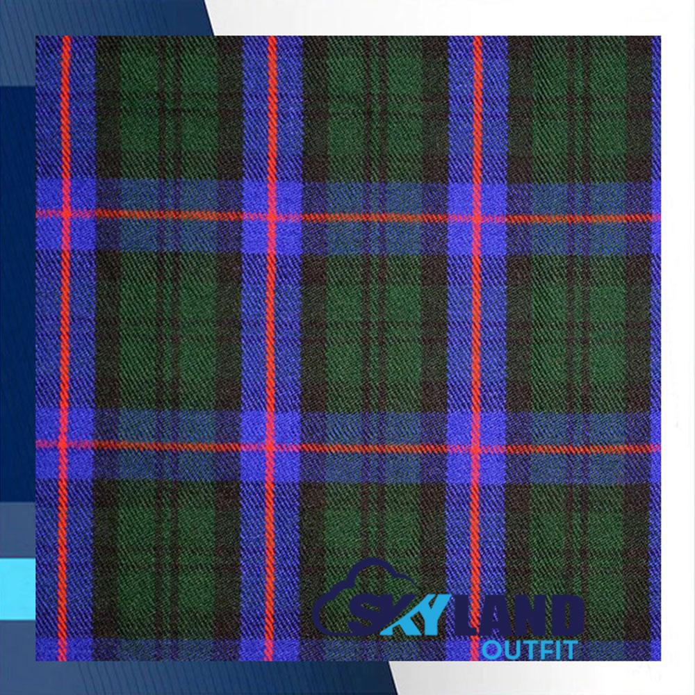 Armstrong Tartan Homespun Wool Blend Fabric By the Yard image 0