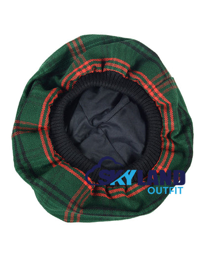Ross Hunting Tartan Tam o' Shanter Scottish Flat Bonnet image 3