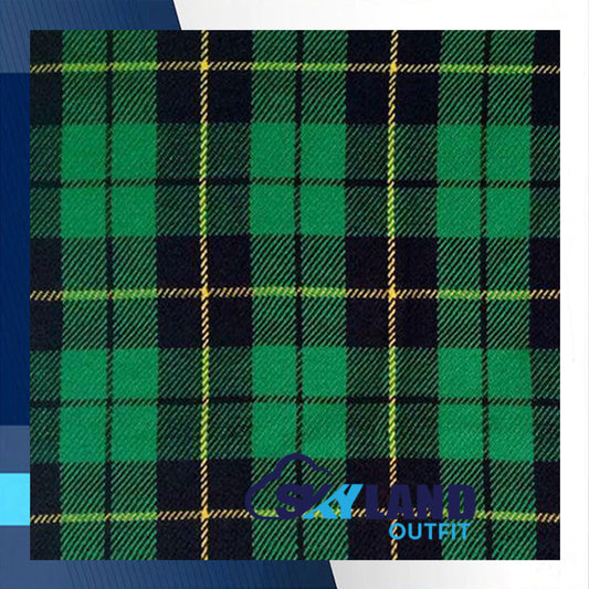 Wallace Hunting Tartan Homespun Wool Blend Fabric By the Yard