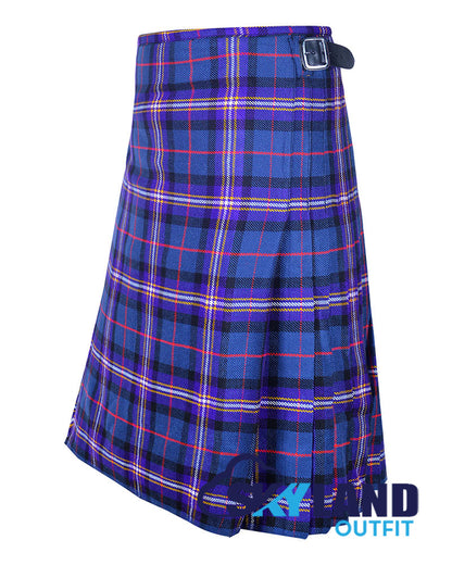 Masonic Tartan 8 Yard Kilt for Men Traditional Scottish Kilt image 2