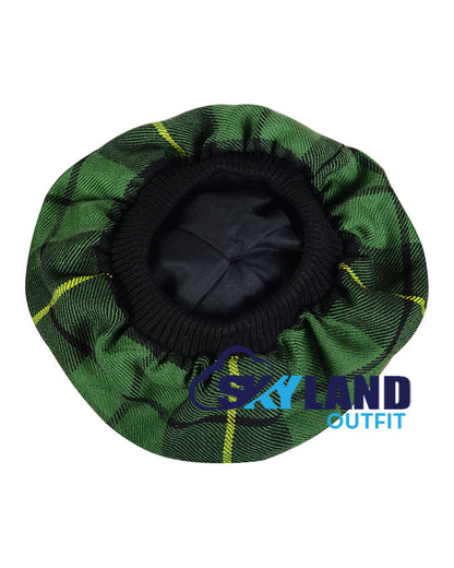 Wallace Hunting Tartan Tam o' Shanter Scottish Flat Bonnet image 3