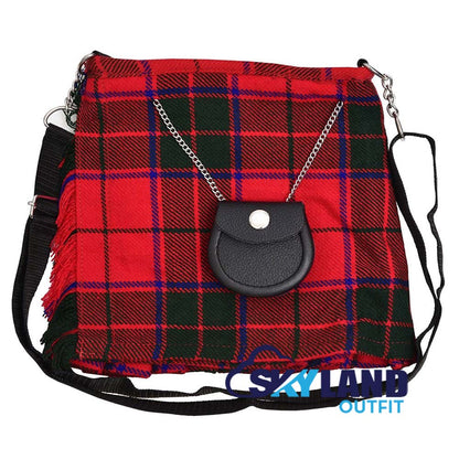 Scottish Rose Tartan Ladies Kilt Shaped Purse, Tote Bag image 0