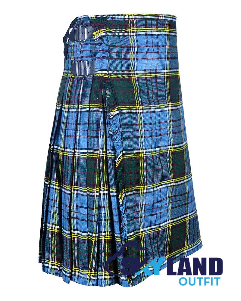 Anderson Tartan 8 Yard Kilt for Men Traditional Tartan Scottish Kilt image 1
