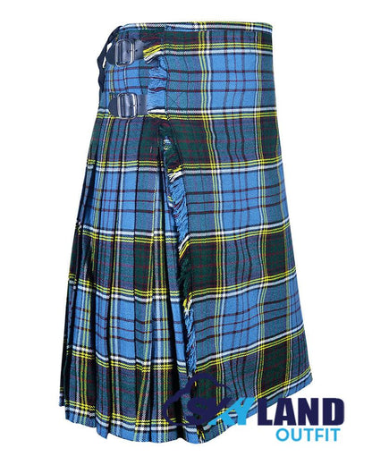 Anderson Tartan 8 Yard Kilt for Men Traditional Tartan Scottish Kilt image 1
