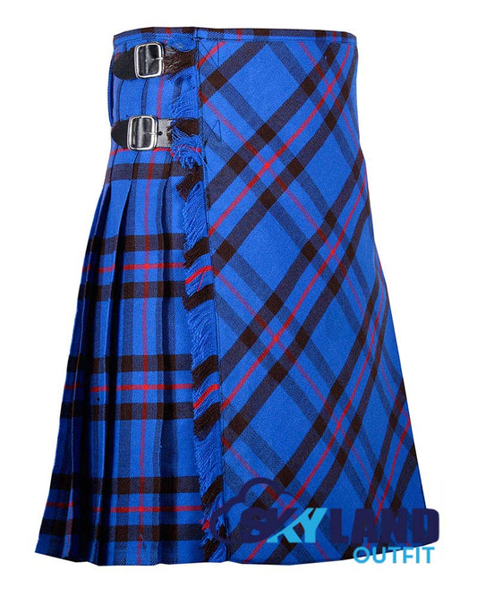 Elliot Modern Tartan Kilt Traditional 8-Yard Kilt with Bias Cut image 1