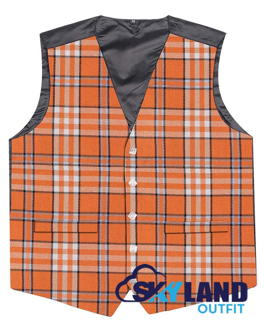 Tennessee Tartan Waistcoat - 5 Buttons Argyle Vest Made to Order image 0