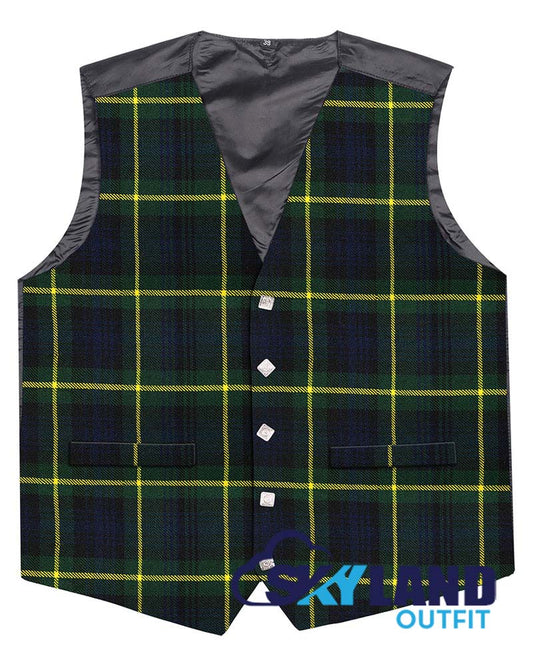 Gordon Tartan Waistcoat - 5 Buttons Argyle Vest Made to Order image 0