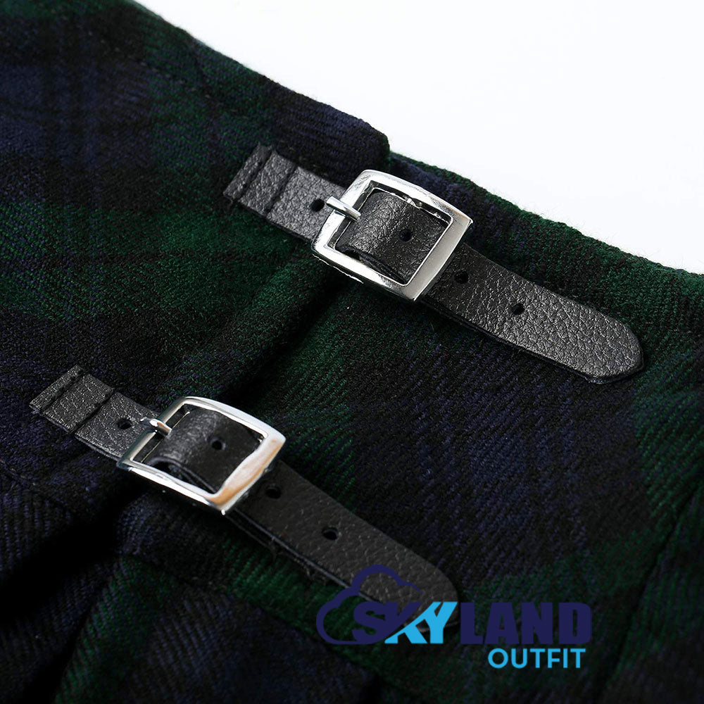 Black Watch Tartan Mini Billie Kilt Girls Mod Skirt image 2