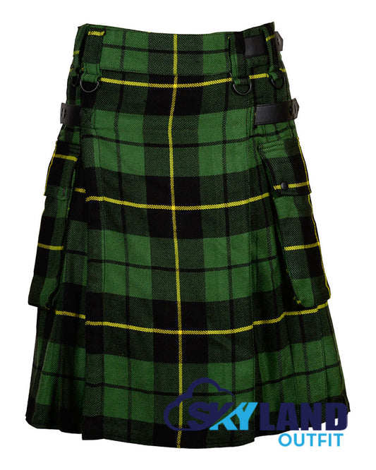 Wallace Hunting Tartan Kilt Modern Utility Kilts image 0