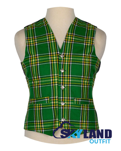 Irish Heritage Tartan Waistcoat - Argyle Vest Made to Order image 0