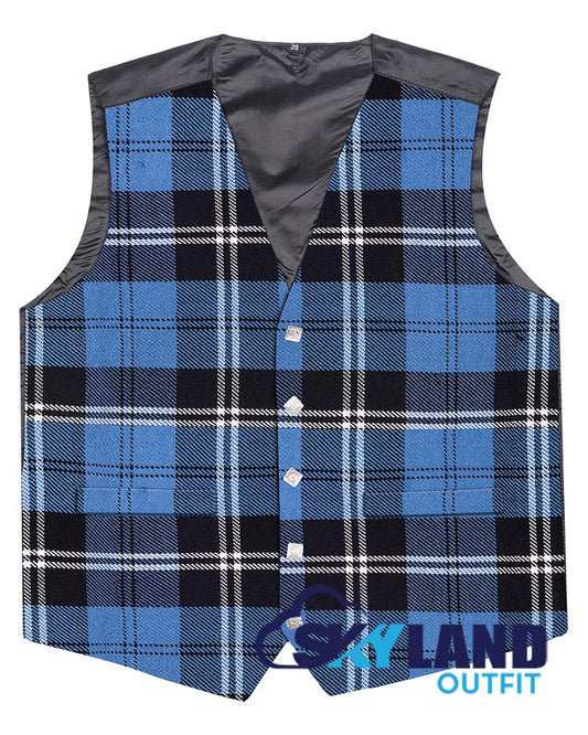 Ramsey Blue Hunting Tartan Waistcoat - Argyle Vest Made to Order image 0