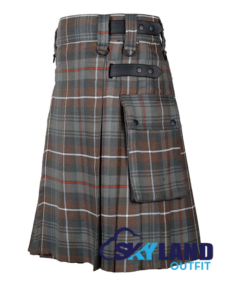 Mackenzie Weathered Tartan Kilt Modern Utility Kilts image 2