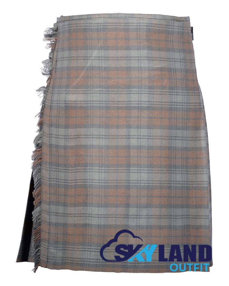 Black Watch Weathered 8 Yard Kilt Traditional Scottish Tartan Kilt image 0