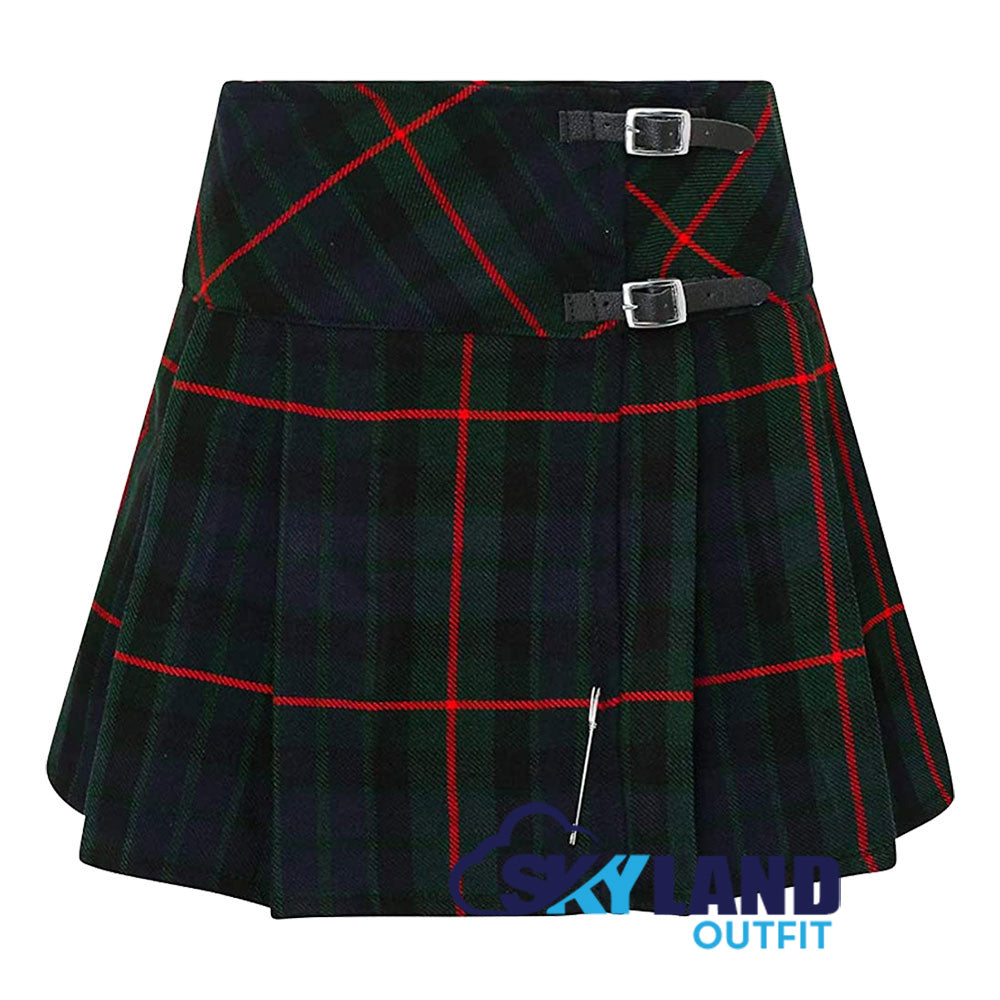 Gunn Tartan Mini Billie Kilt Girls Modern Kilt Skirt image 0