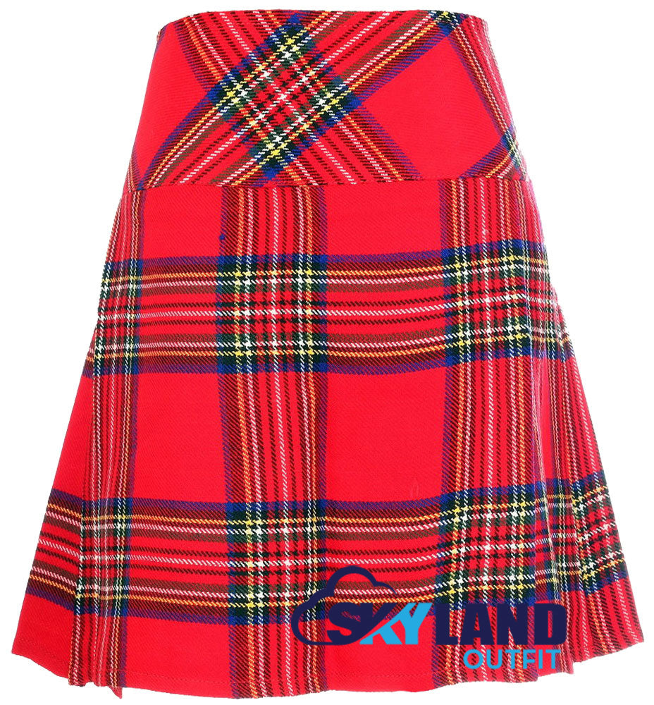 Royal Stewart Tartan Mini Billie Kilt Girls Modern Kilt Skirt image 1