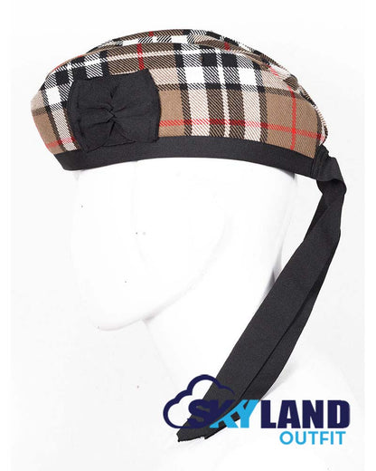 Campbell Thompson Tartan Glengarry Hat Traditional Scottish Cap image 1