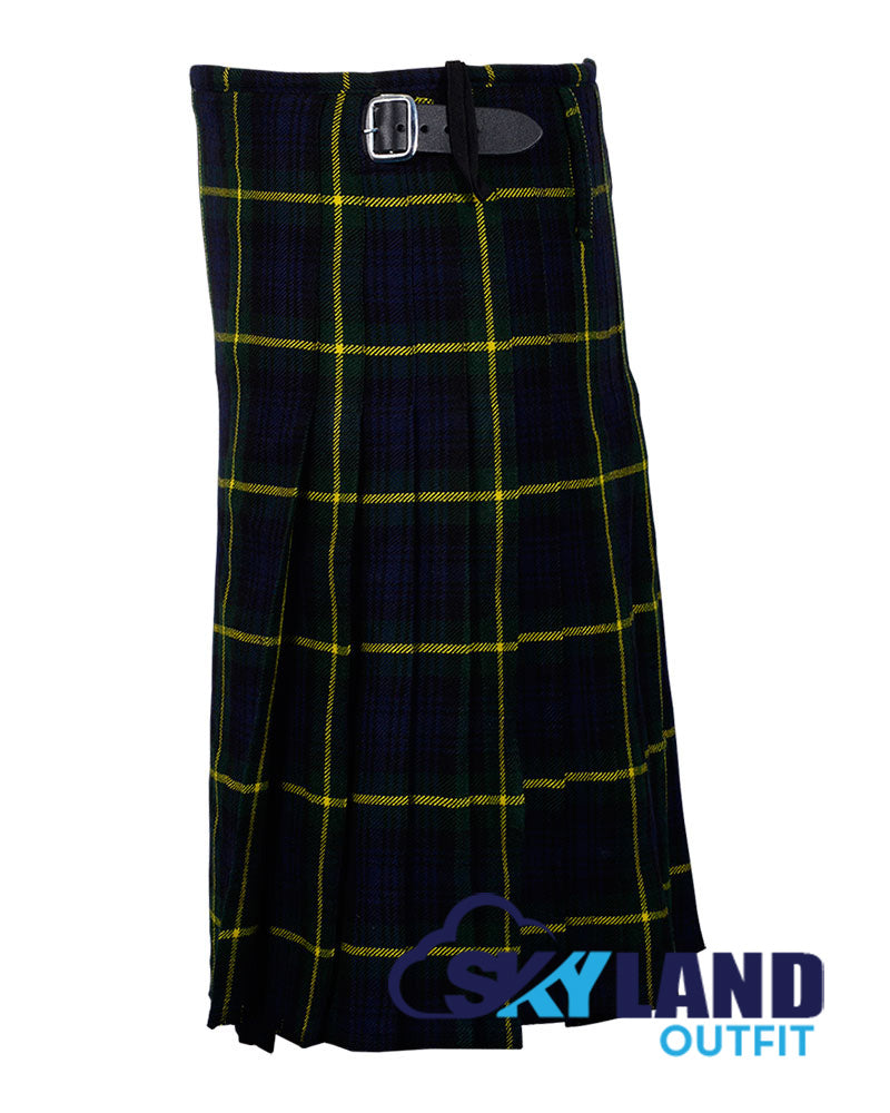 Gordon Tartan 8 Yard Kilt for Men Traditional Scottish Kilt image 2