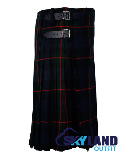 Gunn Tartan 8 Yard Kilt for Men Traditional Scottish Kilt image 2