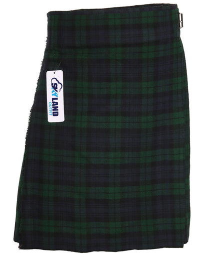 Black Watch Tartan 5 Yard Casual & Party Wear Scottish Kilt