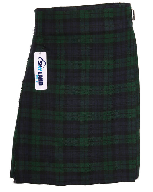 Black Watch Tartan 5 Yard Casual & Party Wear Scottish Kilt