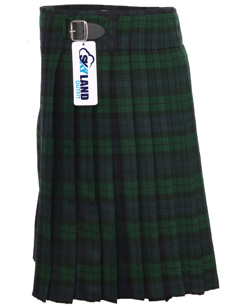 Black Watch Tartan 5 Yard Casual & Party Wear Scottish Kilt