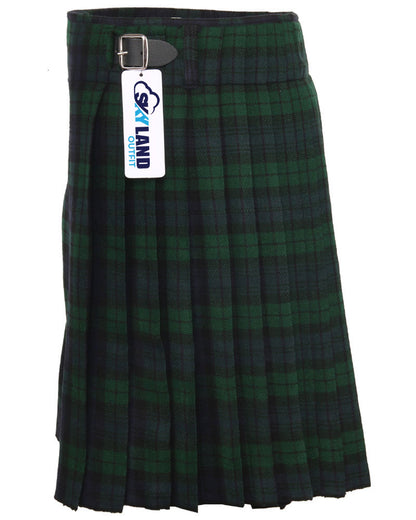 Black Watch Tartan 5 Yard Casual & Party Wear Scottish Kilt
