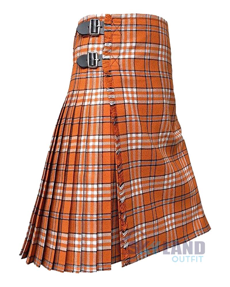 Tennessee Volunteer Tartan 8 Yard Kilt Traditional Scottish Kilt image 0