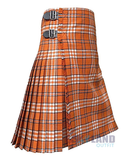 Tennessee Volunteer Tartan 8 Yard Kilt Traditional Scottish Kilt image 0