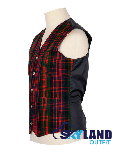 MacDonald Modern Tartan Waistcoat - Argyle Vest Made to Order image 1