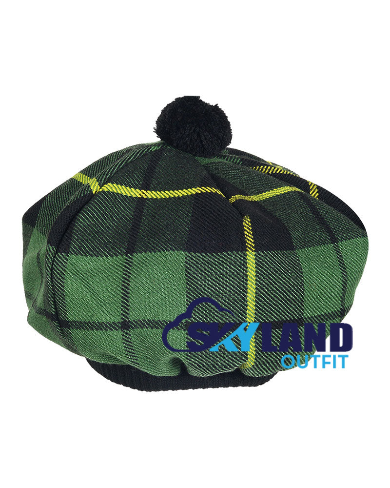 Wallace Hunting Tartan Tam o' Shanter Scottish Flat Bonnet image 0