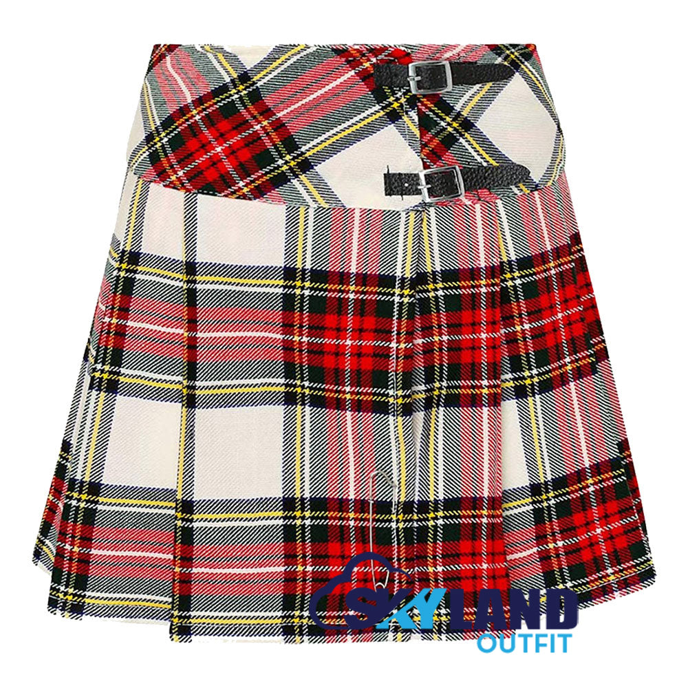 Dress Stewart Tartan Mini Billie Kilt Girls Modern Kilt Skirt image 0