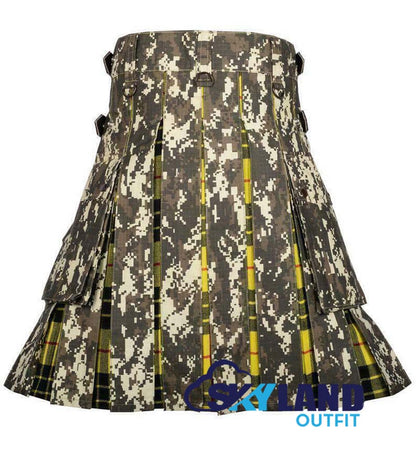 Hybrid Utility Kilts – Digital Camouflage & MacLeod of Lewis Kilt image 3