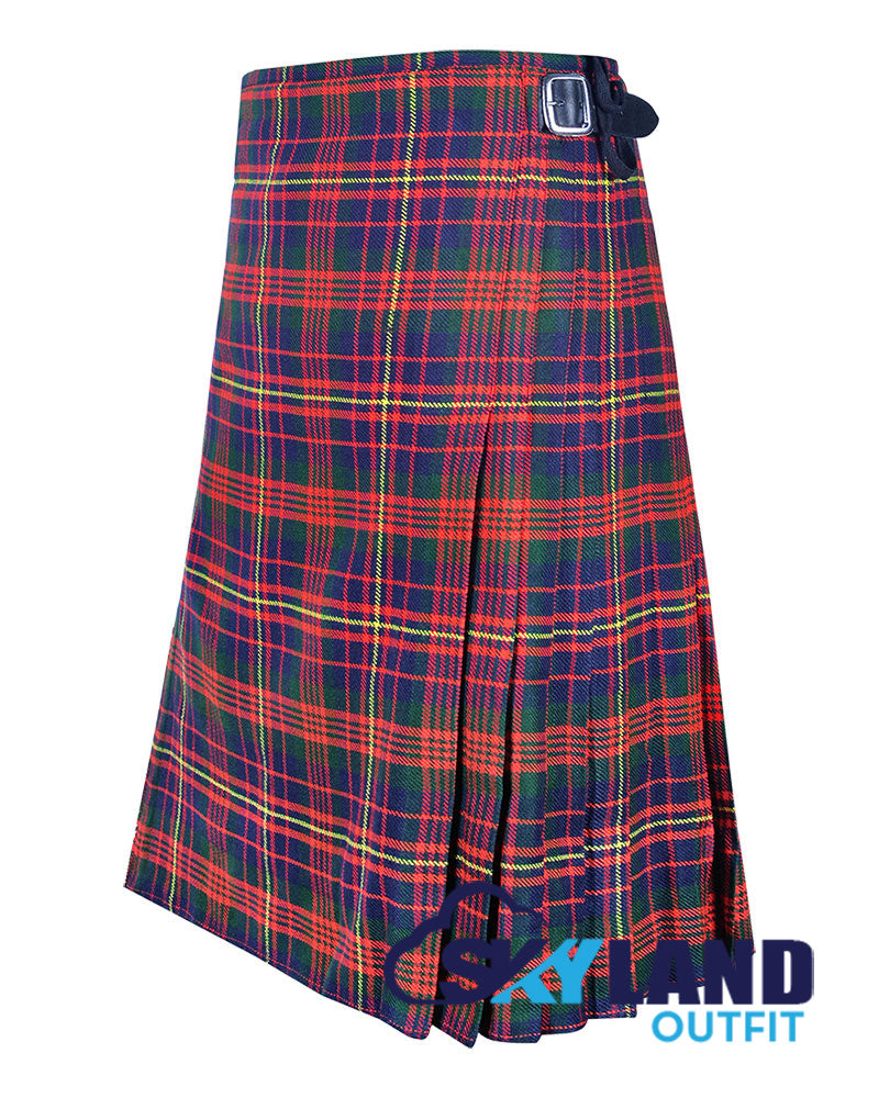 Cameron Tartan 8 Yard Kilt for Men Traditional Scottish Kilt image 2