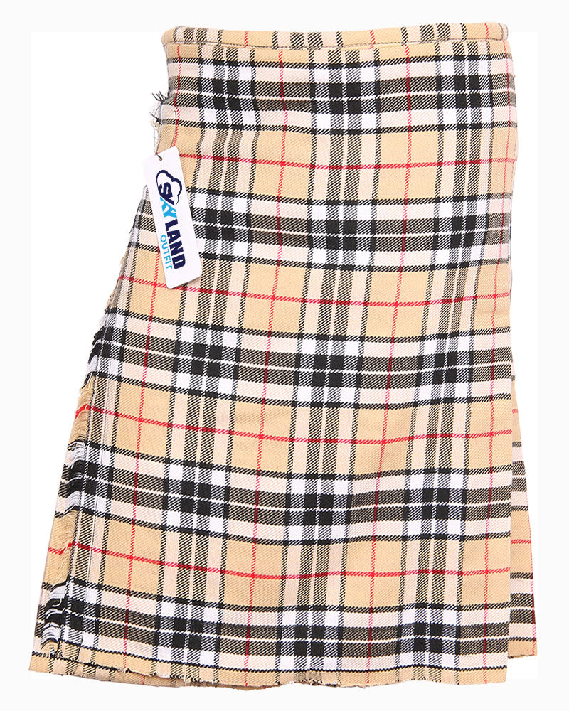Campbell Thompson Tartan 5 Yard Casual & Party Wear Scottish Kilt