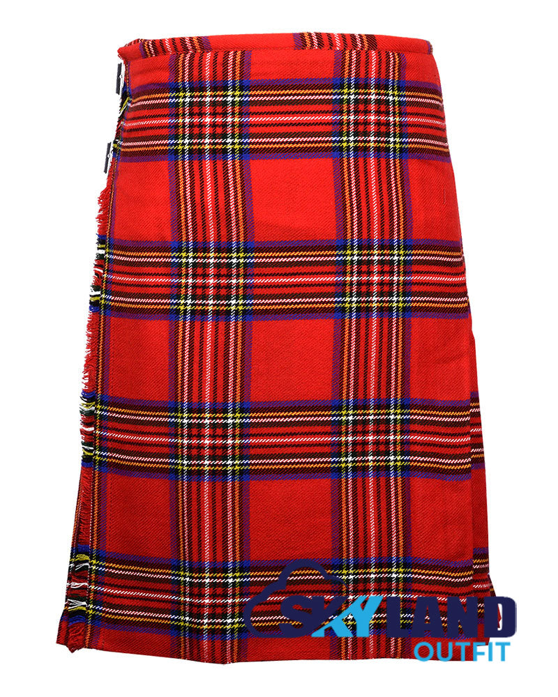 Royal Stewart Tartan 8 Yard Kilt for Men Traditional Scottish Kilt image 0