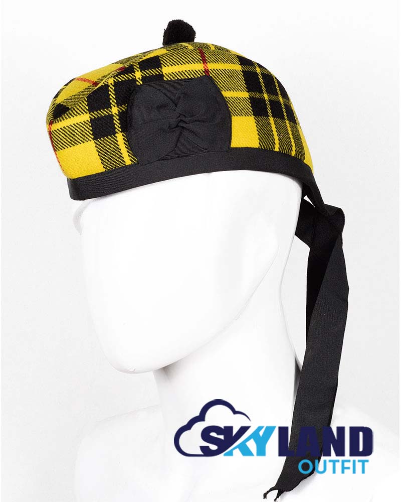 MacLeod of Lewis Tartan Glengarry Hat Traditional Scottish Cap image 0