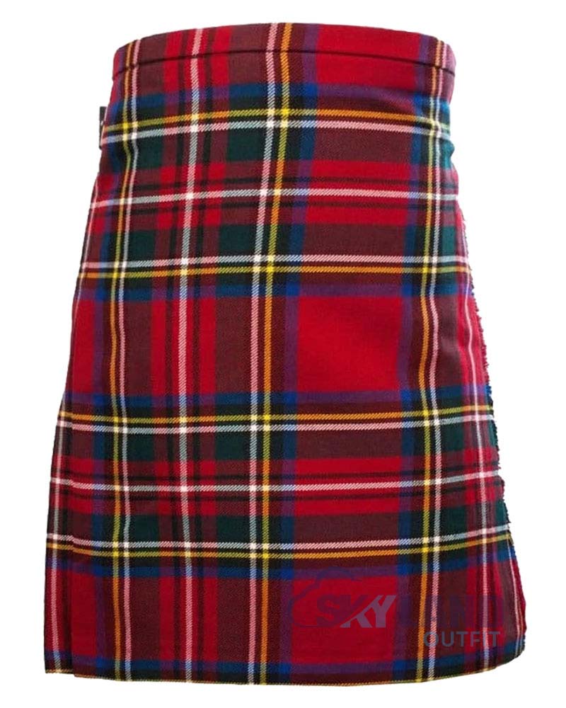 Royal Stewart Modern Tartan 8 Yard Kilt Traditional Scottish Kilt image 0