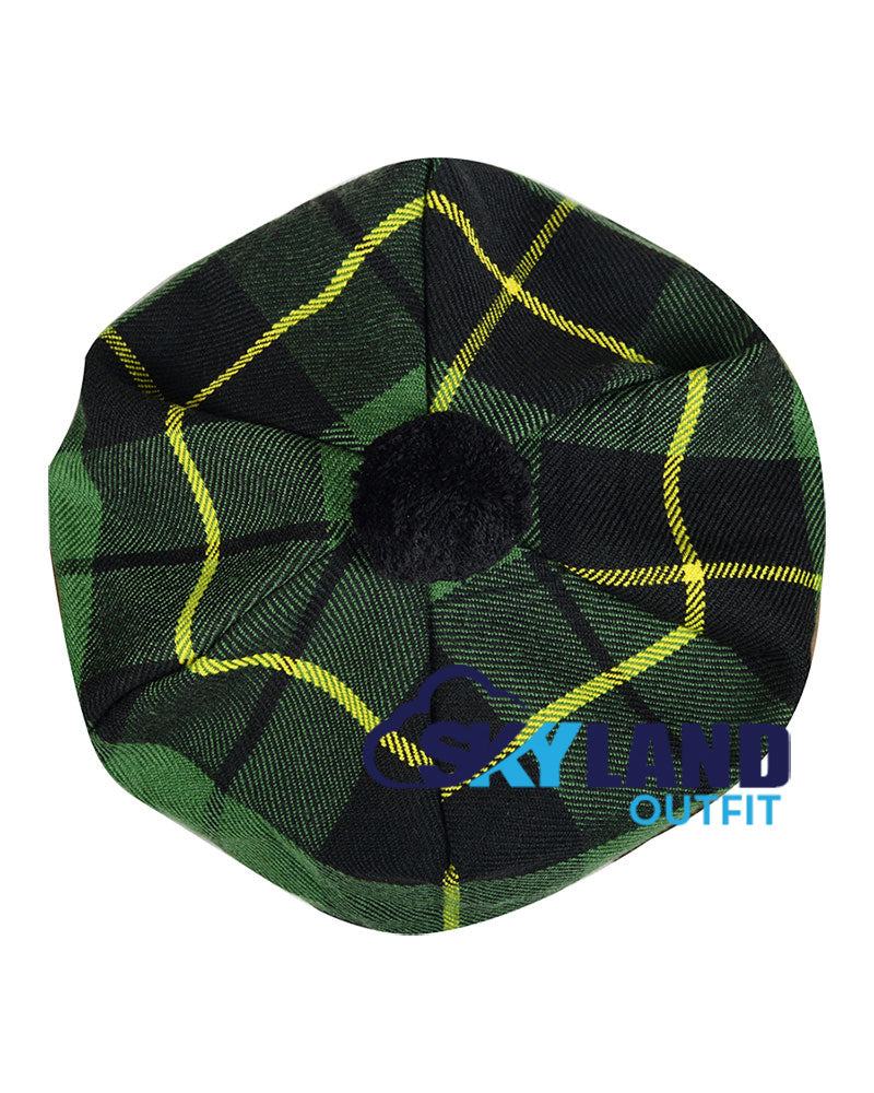 Wallace Hunting Tartan Tam o' Shanter Scottish Flat Bonnet image 2