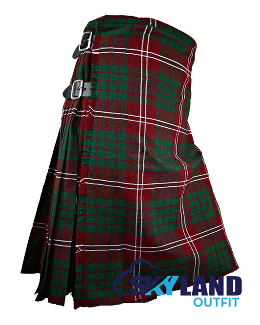 Crawford Tartan 8 Yard Kilt for Men Traditional Scottish Kilt image 0