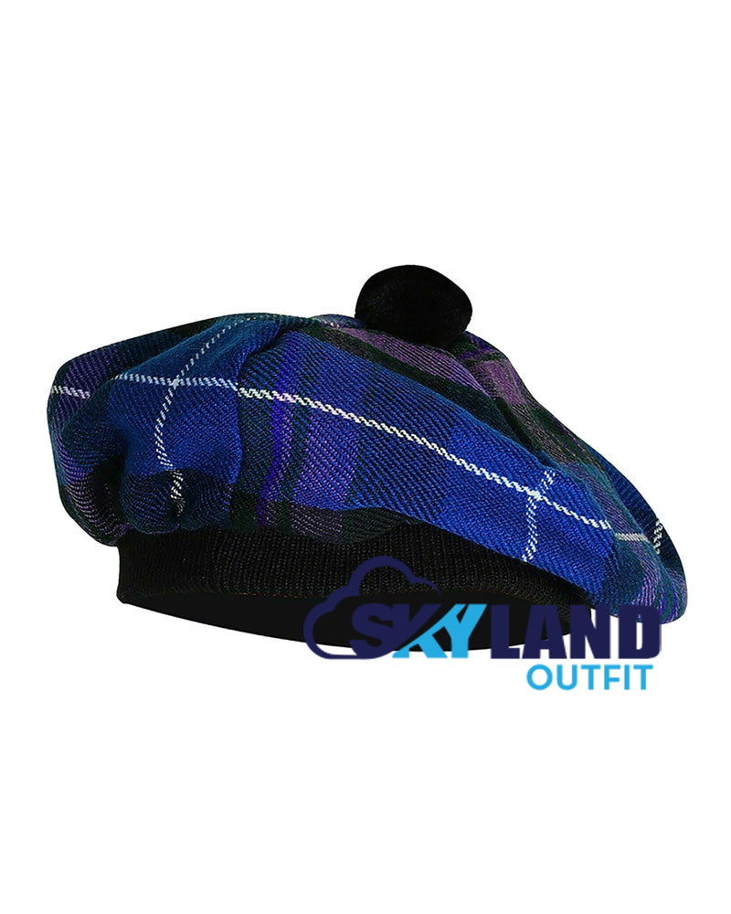 Pride of Scotland Tartan Tam o' Shanter Scottish Flat Bonnet image 0