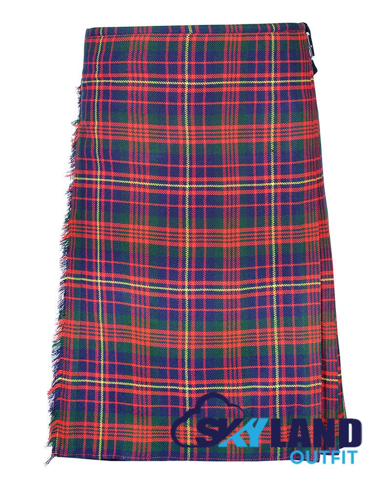 Cameron Tartan 8 Yard Kilt for Men Traditional Scottish Kilt image 0
