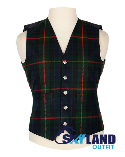 Gunn Tartan Waistcoat - 5 Buttons Argyle Vest Made to Order image 0