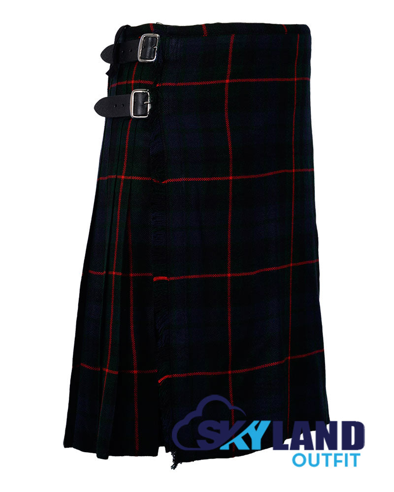 Gunn Tartan 8 Yard Kilt for Men Traditional Scottish Kilt image 1
